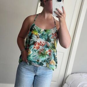 Show Me Your MuMu Tropical Print Cami Top